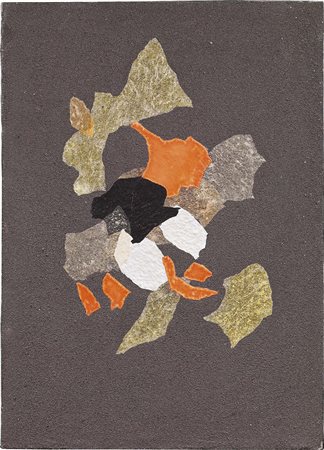 Giulio Turcato Mantova 1912 - Roma 1995 Collage, 1971 Collage e tecnica mista...