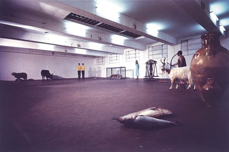 Claudio Abate Roma 1943 Gino De Domincis, lo Zodiaco, 1970 Fotografia a...