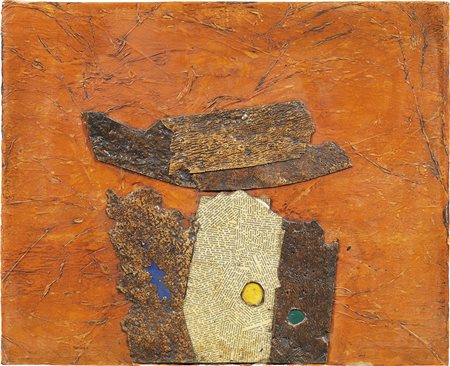 Roberto Crippa Milano 1921 - Bresso (Mi) 1972 Landscape, 1964 Collage su...