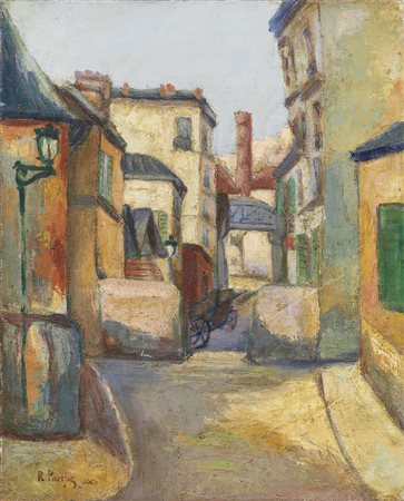 René Paresce Carouge 1886 - Parigi 1937 Paesaggio, 1922 Olio su tela, cm....