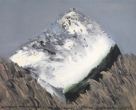 Mattia Moreni Pavia 1920 - Ravenna 1999 Un'anguria come una nuvola, 1967 Olio...