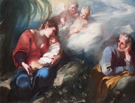 Carlo Donelli detto il Vimercati Milano 1661 – 1715 IL RIPOSO DURANTE LA FUGA...