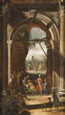Domenico Gargiulo detto Micco Spadaro Napoli 1609/10 - 1675 L’ADORAZIONE DEI...
