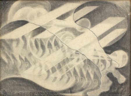 ARTURO CIACELLI PENISOLA ITALIANA, 1932 Tecnica mista su carta, 49 x 64 cm Al...