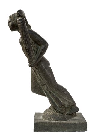 ERCOLE DREI LA VITTORIA Scultura in bronzo, h 50 cm Marchio azienda...