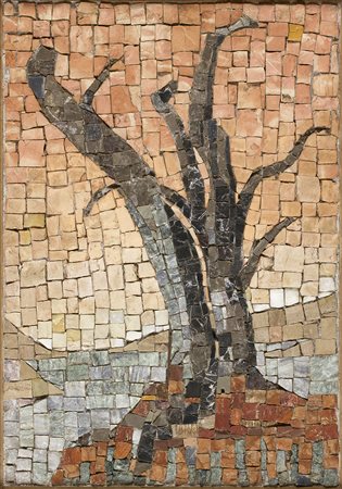 EDITA WALTEROWNA BROGLIO Il mutilato, 1950 Mosaico, 36 x 25 cm PUBBLICAZIONI...