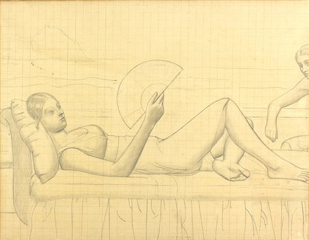 EDITA WALTEROWNA BROGLIO Studio preparatorio per “Terrazza sul mare”,...