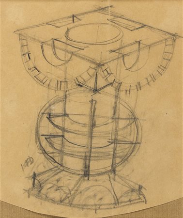 FORTUNATO DEPERO STUDIO PER...UN’OPERA, 1918-1925 Matita su carta, 21 x 18 cm...