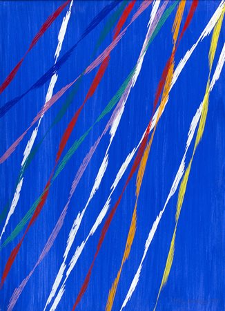 PIERO DORAZIO Senza titolo, 1988 Tempera su carta, 70 x 50 cm Firma e data in...