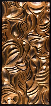 IURE CORMIC Totem, 2016 Polistirene scolpito, 125 x 60 cm Firma incisa in...