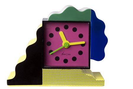 NATHALIE DU PASQUIER Orologio da tavolo (serie Neos) Ceramica smaltata, 16 x...