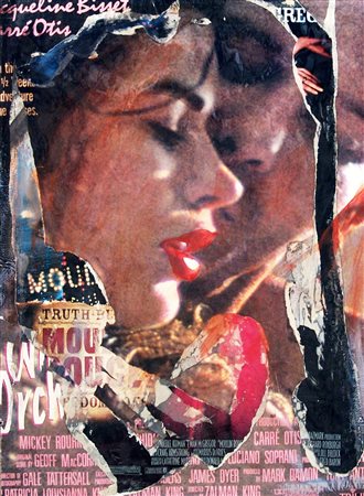 Adelchi 1947, Porto San Giorgio (Fm) - [Italia] James Dyer collage su juta...