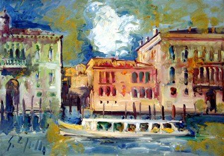 Emanuele Cappello 1936, Vittoria (Rg) - [Italia] senza titolo olio su tela...