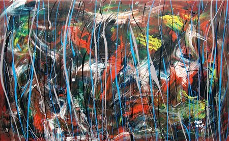 Marcus Carlsson 1977, Teckomatorp - [Svezia] The deep 3 tecnica mista su tela...