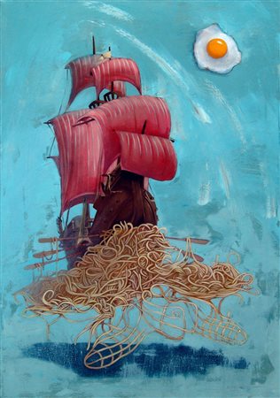 Alexandru Ciobanu 1988, Dubosaria - [Moldavia] Sunshine olio su tela 100x70...