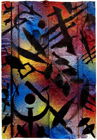 Diego Sly Colussi 1975, Venezia (Ve) - [Italia] Graffiti spray su pietra...