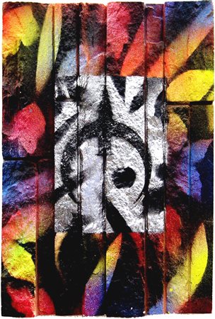 Diego Sly Colussi 1975, Venezia (Ve) - [Italia] Over my stone spray su pietra...