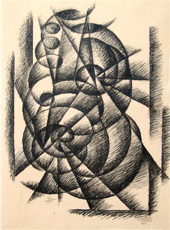 Gerardo Dottori 1884, Perugia (Pg) - 1977, Perugia (Pg) - [Italia] Motivo...