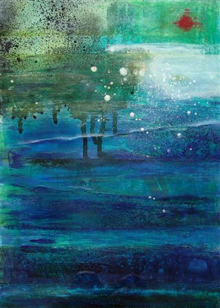 Natalie Duval Laraby 1964, Phnom Penh - [Cambogia] Embruns tecnica mista su...