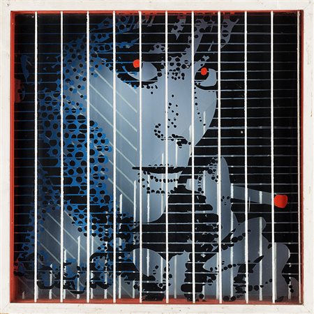 Plinio Mesciulam (Genova 1926) &quot;Sigaretta&quot; 1967 strati di vetro e...