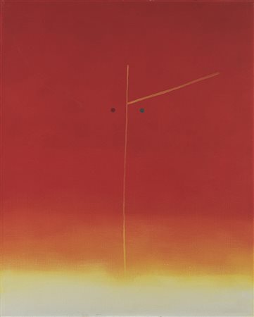 Valentino Vago (Barlassina 1931) &quot;E. E. 164&quot; 1993 olio su tela, cm...