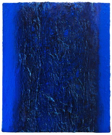 Marcello Lo Giudice (Taormina 1957) &quot;Eden blu&quot; 1999 pigmenti e olio...