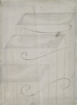 Fausto Melotti (Rovereto 1901 - Milano 1986 ) &quot;Senza titolo&quot; matita...