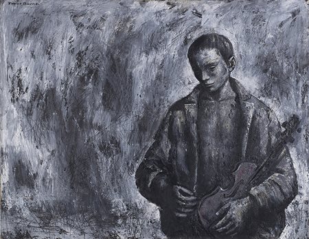 Xavier Bueno (Vera de Bidasoa 1915 - Fiesole 1979) &quot;Ragazzo con...