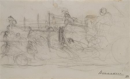 Umberto Boccioni (Reggio Calabria 1882 - Verona 1916) &quot;Studio di...