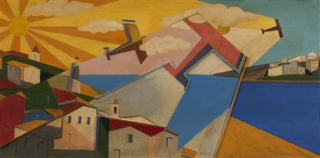 Giulio D'Anna (Villarosa 1908 - Messina 1978) &quot;Stormo...