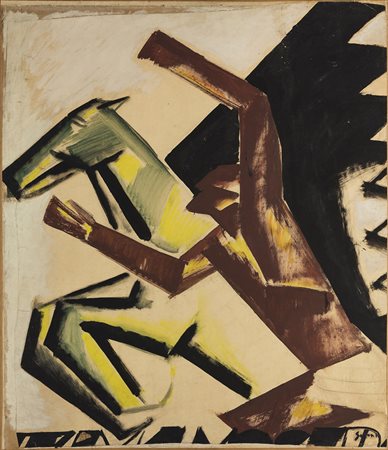 Mario Sironi (Sassari 1885 - Milano 1961) &quot;Senza titolo&quot; 1923...