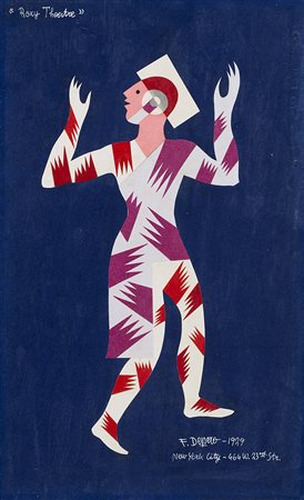 Fortunato Depero (Malosco 1892 - Rovereto 1960) &quot;Roxy Theatre&quot;...