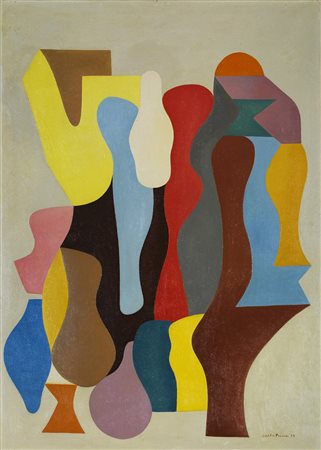 Carla Prina (Como 1911 - La Douvaz 2008) &quot;Omaggio a Cumella&quot; 1957...