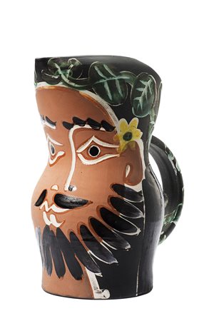 Pablo Picasso (Malaga 1881 - Mougins 1973) "Le barbu" 1953 brocca...