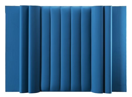 Agostino Bonalumi (Vimercate 1935 - 2013) "Blu" 1964 tempera su...