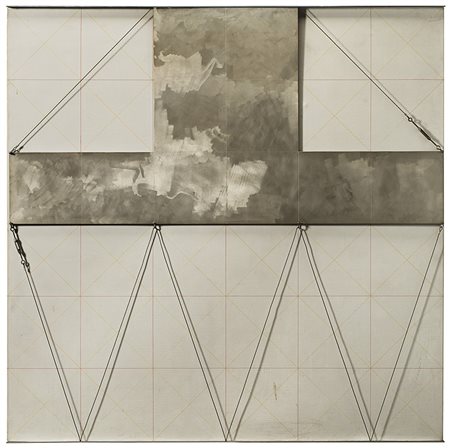 Gianfranco Pardi (Milano 1933 - 2012) "Architettura" 1975 acrilici,...