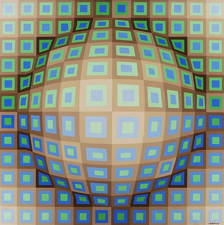 Victor Vasarely (Pecs 1906 - Parigi 1997) "G&cedil;r&cedil; M.D."...