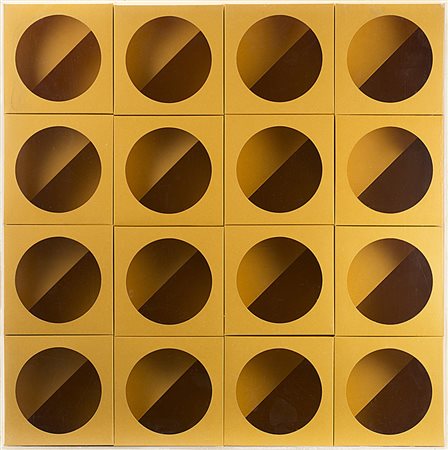 Paolo Scheggi (Firenze 1940 - Roma 1971) "Inter-ena-cubo" 1965...