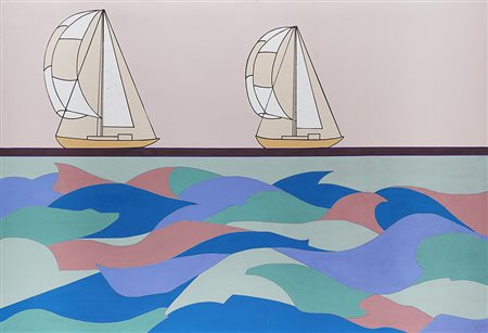 Renato Mambor (Roma 1936 - 2014) "Non puoi cambiare il vento" 2008...