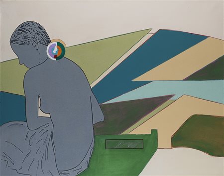 Renato Mambor (Roma 1936 - 2014) "Cambiar pelle - Silvia" 2008...