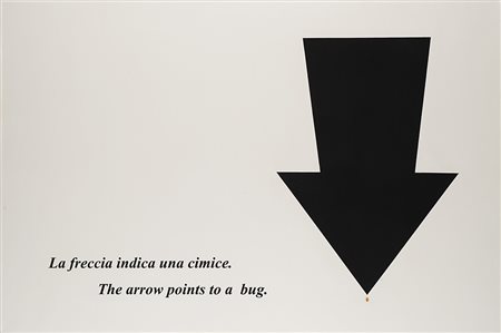 Emilio Isgr&ograve; (Barcellona Pozzo di Gotto 1937) "Freccia con...