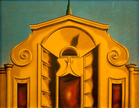 Giuseppe Salvatori (Roma 1955 - ) Senza titolo, 1985 Pastelli su tela, 35,5 x...