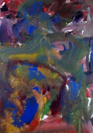 TRECCANI ERNESTO (Milano 1920 - Milano 2009) "Felicità nr. 2" 2006 Acrilici...