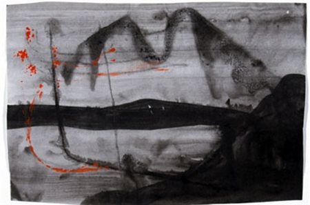 PUSOLE PIERLUIGI (Torino 1963) "Io sono Dio" 1999 Tecnica mista su carta cm....