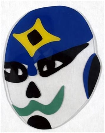 LODOLA MARCO (Dorno Pavia 1955) "Maschera" 1996 Smalto su plexiglass cm. H:...