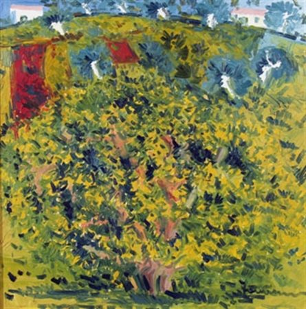 FACCINCANI ATHOS (Peschiera D/G 1951) "Senza titolo" 1989 Olio su tela cm. H:...