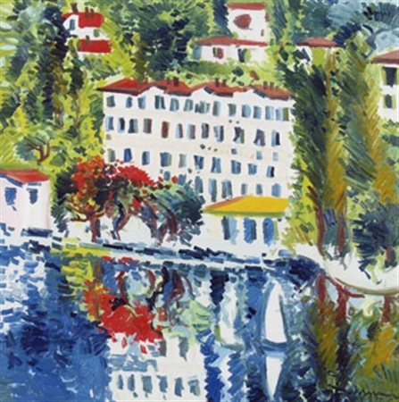 FACCINCANI ATHOS (Peschiera D/G 1951) "Senza titolo" 1991 Olio su tela cm. H:...