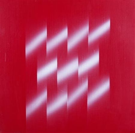 FINZI ENNIO (Venezia 1931) "Vibrazione luce" Olio su tela cm. H: 40.00 L:...