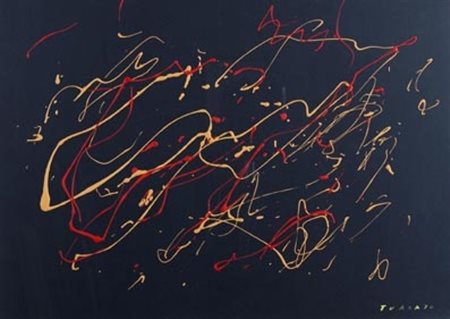 TURCATO GIULIO (Mantova 1912 - Roma 1995) "Itinerari" metà degli anni '70...