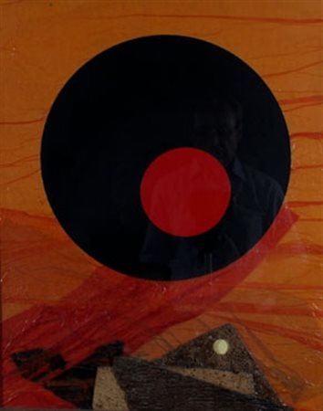 CRIPPA ROBERTO (Monza 1921 - Bresso 1972) "Senza titolo" Collage su tavola...